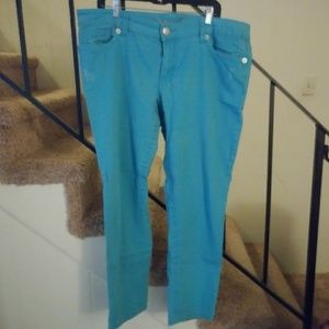 Skinny Teal/Seven7 Jeans